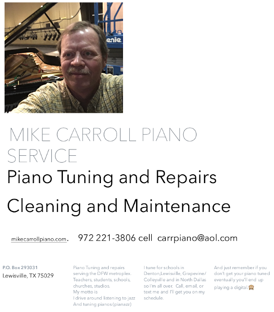 Mike Carroll Piano Ad